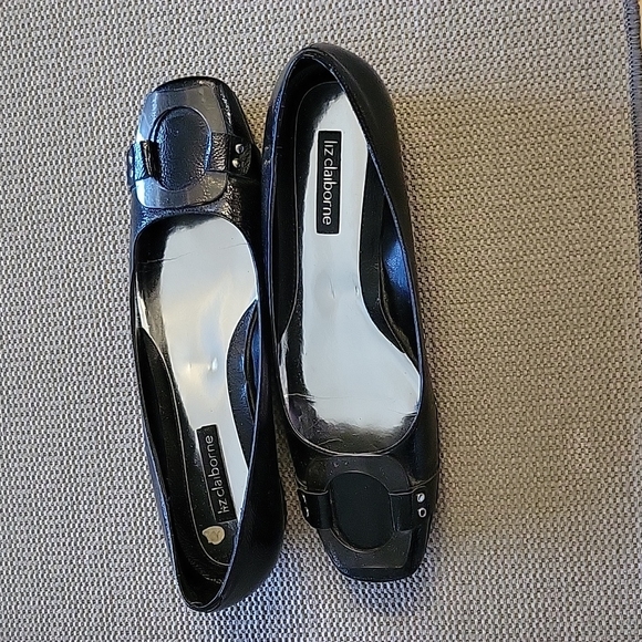 BLACK LOAFER SIZE 10 LIZCLAIBORNE - Picture 2 of 12